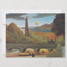 Tarjeta Seine & Eiffel Tower in the Sunset (París, Francia