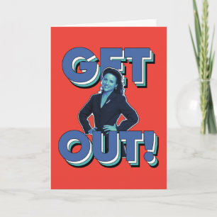 Tarjeta Seinfeld   Elaine - ¡Fuera!