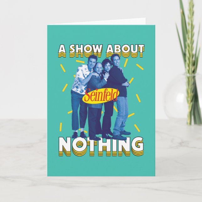 Tarjeta Seinfeld | Un show sobre nada (Anverso)