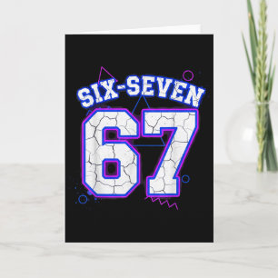 Tarjeta Seis-siete 67 Jersey Deportivo Universitario Retro