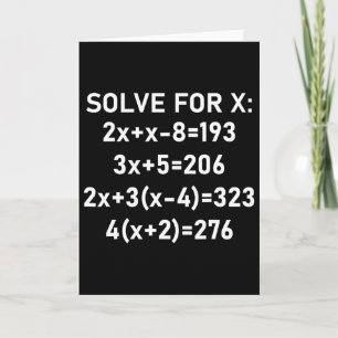 Tarjeta Seis Siete Meme Matemáticas Álgebra Chiste Resuelv