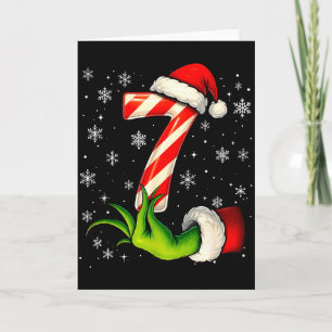 Tarjeta Seis Siete Pareja De Navidad Divertida Meme Coinci