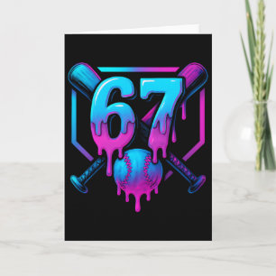 Tarjeta Seis Siete Venden Helado Goteo Genial 67 Gen Alfa