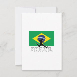 Tarjeta Selección De Fútbol De Brasil