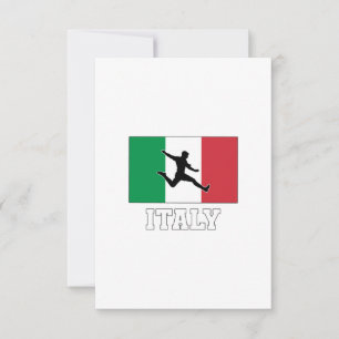 Tarjeta Selección De Fútbol De Italia