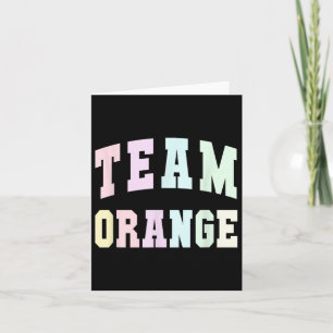 Tarjeta Selección de fútbol Naranja Summer Camp Squad War 