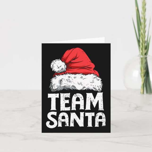 Tarjeta Selección de Navidades de Santa Familia de Pajamas (Anverso)