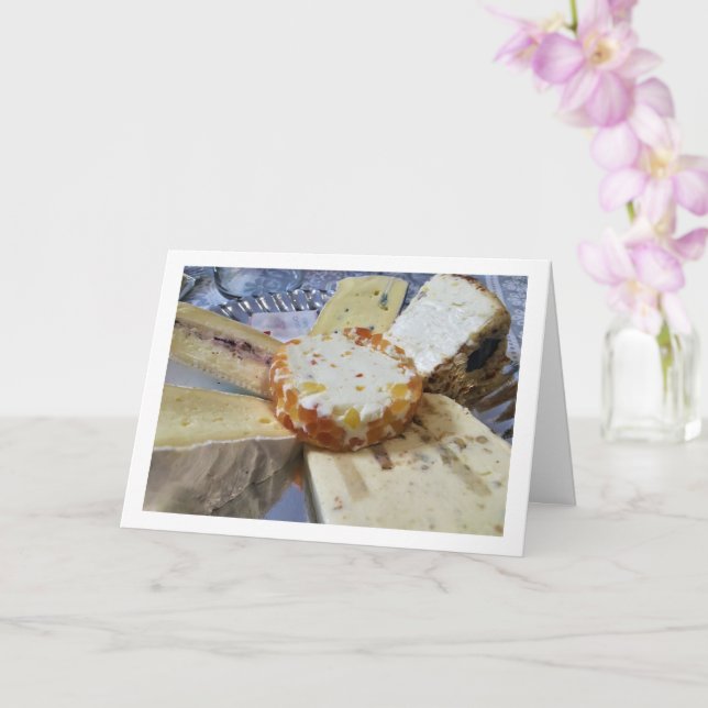 Tarjeta Selección de Quesos (Orquídea)