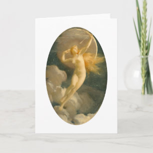 Tarjeta Selene, diosa de la luna Jules Machard