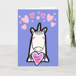 Tarjeta Self-Love Unicorn