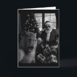 Tarjeta Selfie de capybara con Santa Capybara divertido pa<br><div class="desc">Selfie de capybara con Santa Capybara divertido para hombres mujeres niños</div>
