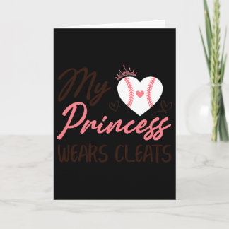 Tarjeta Sell Mom Dad My Princess Wears Cleats 