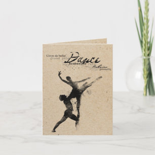 tarjeta sellada bailada