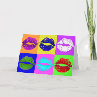 Tarjeta Sellado con un beso