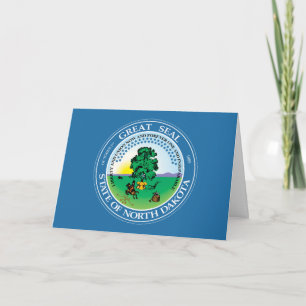 Tarjeta Sello de Dakota del Norte, Sello de Dakota del Nor