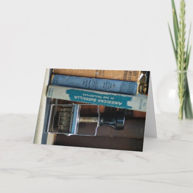 Tarjeta Sello de fecha de biblioteca (Anverso)