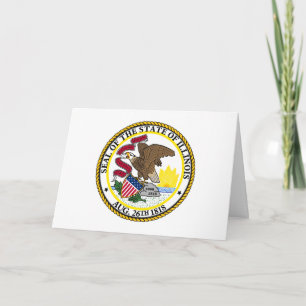 Tarjeta Sello de Illinoisan, Illinois