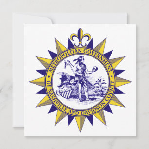 Tarjeta Sello de Nashville (Tennessee)