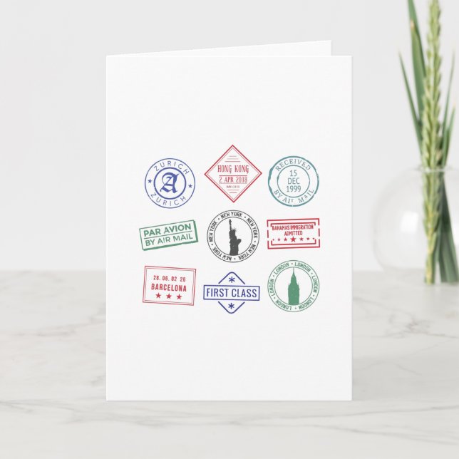 Tarjeta Sello de pasaporte (Anverso)