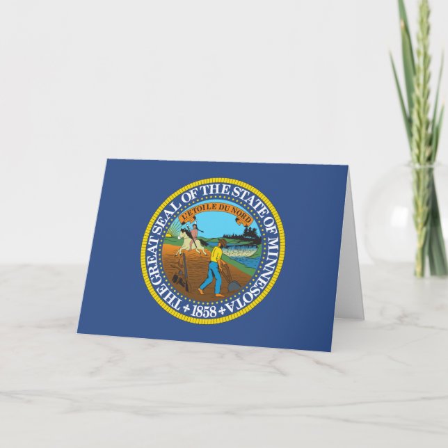Tarjeta Sello Minnesotano, Sello de Minnesota (Anverso)