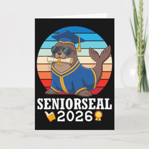 Tarjeta Sello Senior 2026 Cl Día de Graduación de la Escue