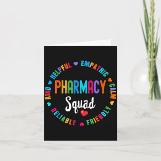 Tarjeta Semana de Apreciación del Equipo de Farmacia