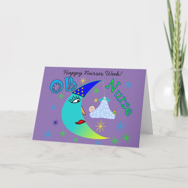 Tarjeta Semana de Enfermeras Felices (Anverso)