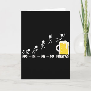 Tarjeta Semana de la Cerveza Lunes Viernes Fin de Semana D