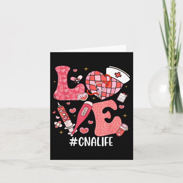 Tarjeta Semana de la enfermera del corazón de la vida del  (Anverso)