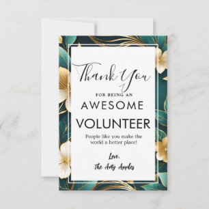 Tarjeta semana de reconocimiento voluntario
