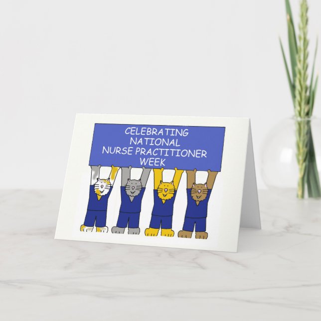 Tarjeta Semana Nacional de Enfermeras Profesionales (Anverso)