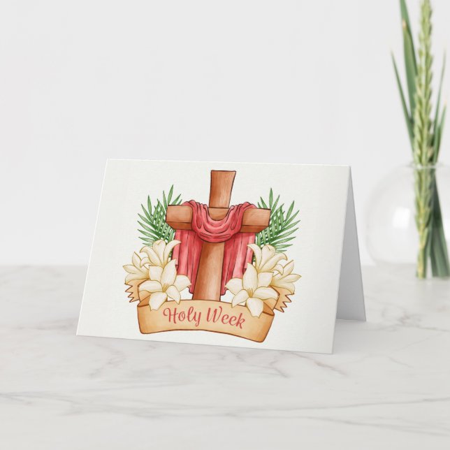 Tarjeta Semana Santa (Anverso)