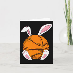 Tarjeta Semana Santa Bsketbyl Conejo Conejo Conejo Feliz D