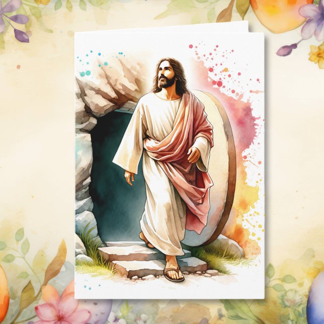 Tarjeta Semana Santa | Él es Jesús Creciente (Subido por el creador)