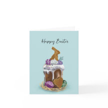 "Semana Santa Kulich, conejito, huevos pintados"