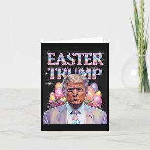 Tarjeta Semana Santa Trump Funny Celebración de Pascua Cac