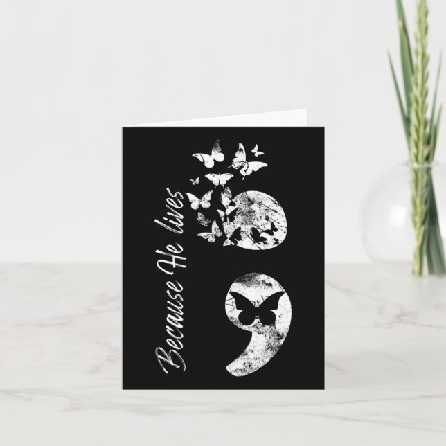 Tarjeta Semicollo G sobre prevención del suicidio cristian (Anverso)