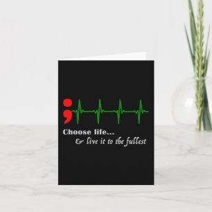 Tarjeta Semicolón Ekg Prevención de la toma de conciencia