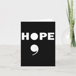 Tarjeta Semicolón Sensibilización Sobre El Suicidio Para U