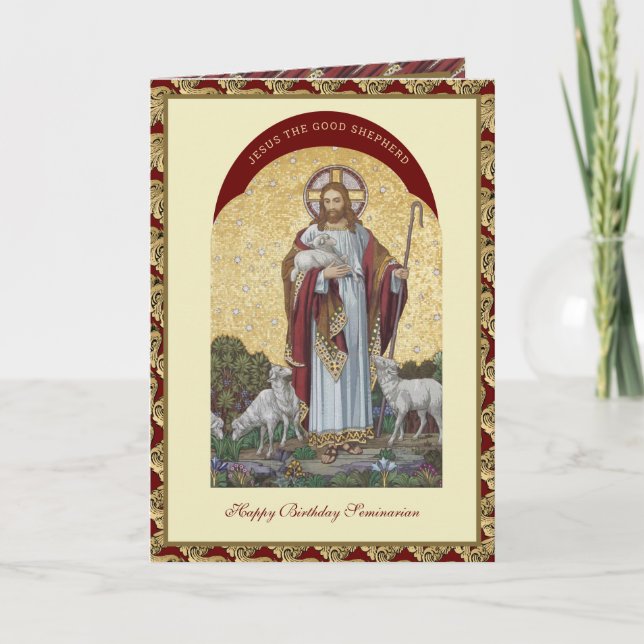 Tarjeta Seminarios del Club Jesus Good Shepherd Serra (Anverso)