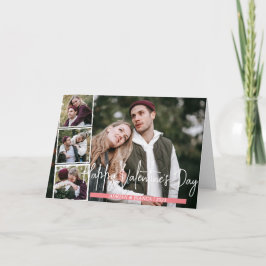 Tarjeta Sencillo amor elegante pareja del día de San Valen