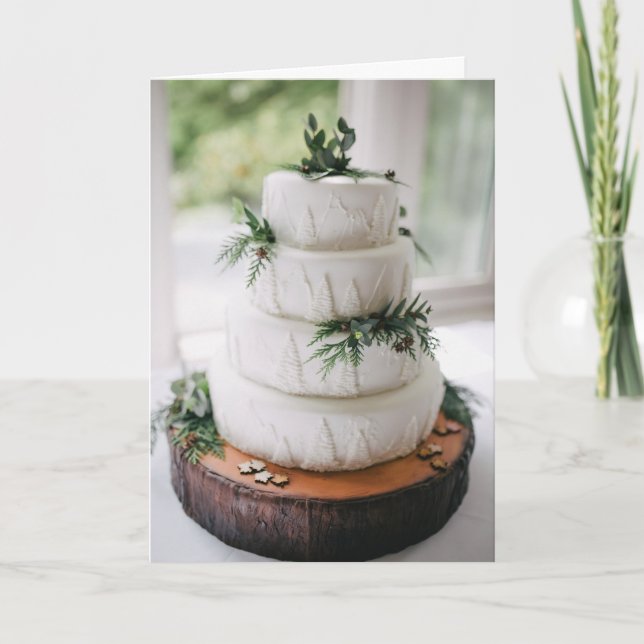 Tarjeta Sencillo saludo Boda Shabby Chic Lifestyle (Anverso)