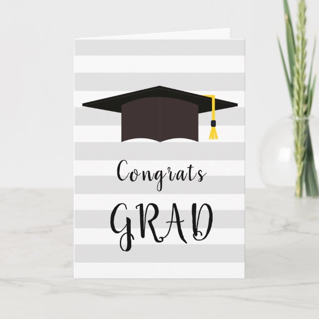 Tarjeta Sencillos Felicitaciones Graduación Graduación Gor (Anverso)