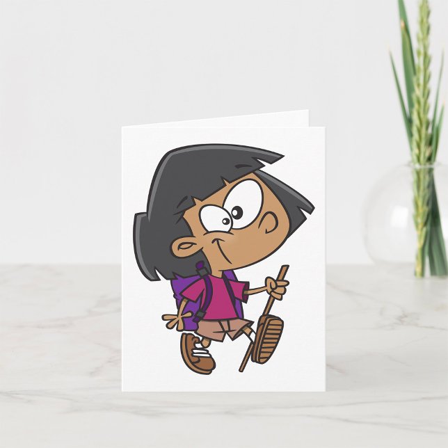 Tarjeta Senderismo chica (Subido por el creador)