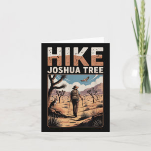 Tarjeta Senderismo en árbol Joshua _1