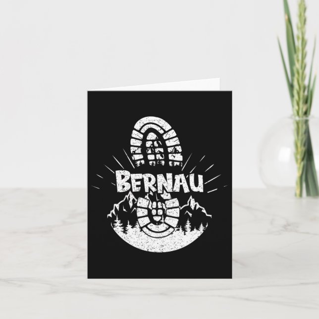 Tarjeta Senderismo En Bernau Alemania Vacaciones Hiker 1 (Anverso)