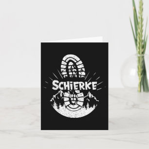Tarjeta Senderismo En La Alemania De Schierke