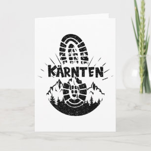 Tarjeta Senderista Kärnten Kärnten Austria Vacaciones