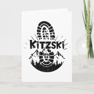 Tarjeta Senderista Kitzski Tirol Austria Vacaciones 