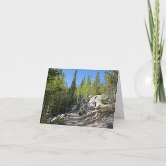 Tarjeta Sendero a Alberta Falls